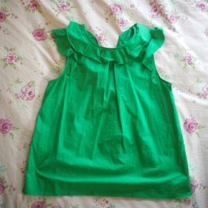 Green J. Crew sleeveless top